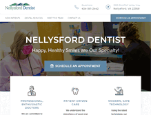 Tablet Screenshot of nellysforddentist.com